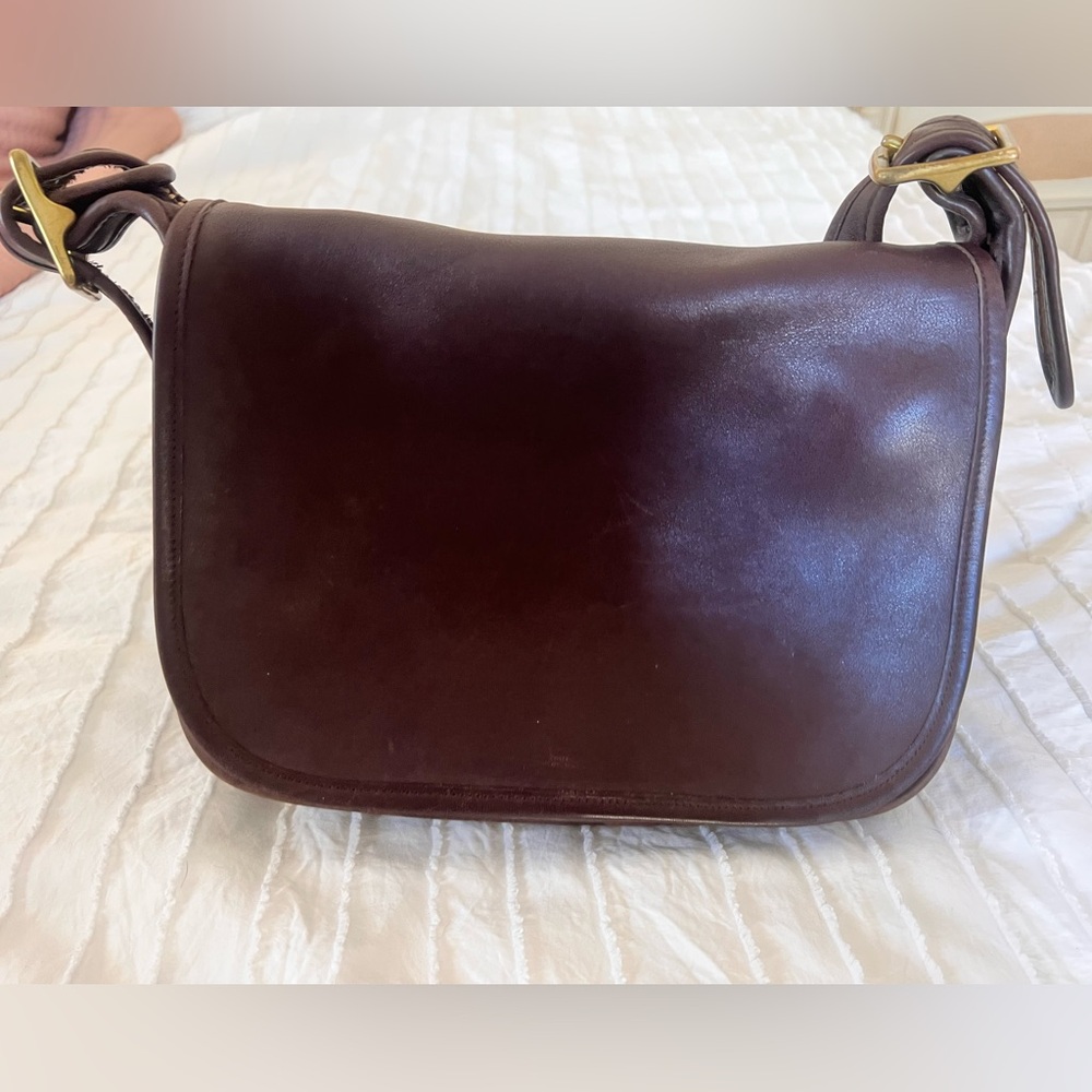 Coach Patricia’s Legacy Vintage Brown Leather Crossbody 9951